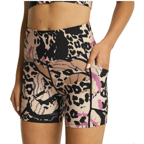 Rockwear Pants - Rockwear The Elevate Bike Shorts Animal Print